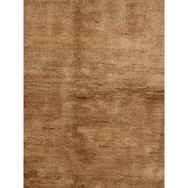 Hand-Knotted Persian Gabbeh Rug 10'2" X 12'8" For Sale - Image 4 of 5