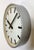 Mid-Century Modern Industrial German Grey Electric Station Wall Clock from Aeg, 1960s For Sale - Image 3 of 16