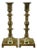 Vintage Colonial Style Solid Brass Candlesticks Candle Holders- a Pair For Sale
