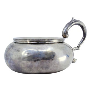 Silver Spittoon with Applications For Sale
