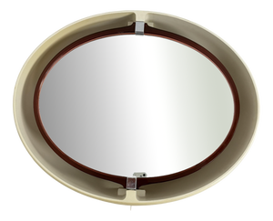 Italian Space Age Adjustable and Backlit Mirror from Allibert, 1970s
