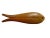 Antique Swedish Solid Wood Hand Carved Fish Shaped Double Nut Cracker, 1930's For Sale - Image 4 of 11