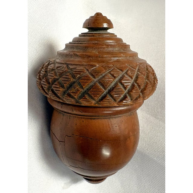 19th Century Victorian Hand Made Wood Spice/ Nutmeg Grater For Sale - Image 13 of 14