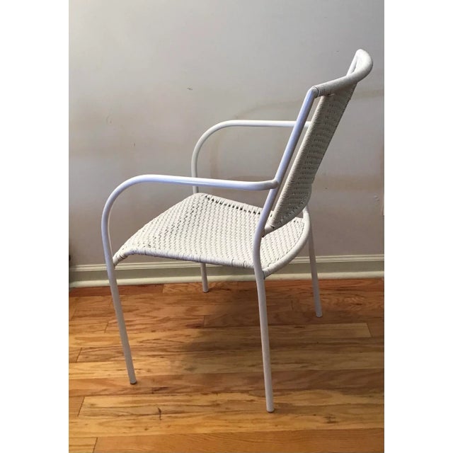 1970s Vintage Nautical Rope Easy Chair With Armrests For Sale In Greenville, SC - Image 6 of 13