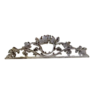 Antique Cast Iron Decorative Pediment