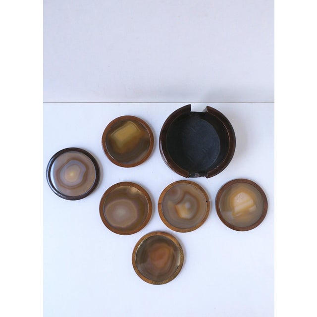 Late 20th Century Agate Coasters Brazilian For Sale - Image 5 of 10