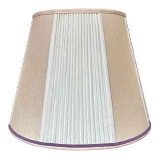 Pleated Stripe Lampshade For Sale