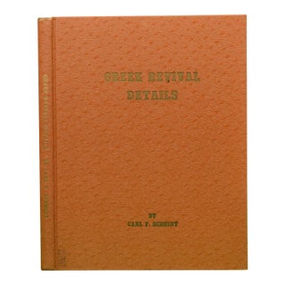 "Greek Revival Details" 1968 Schmidt, Carl F. (Signed) For Sale