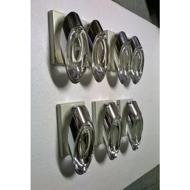 - 5 wall lights by Oscar Torlasco - Produced by Stilkronen in the 1960s - Two with two bulbs and three with one bulb -...