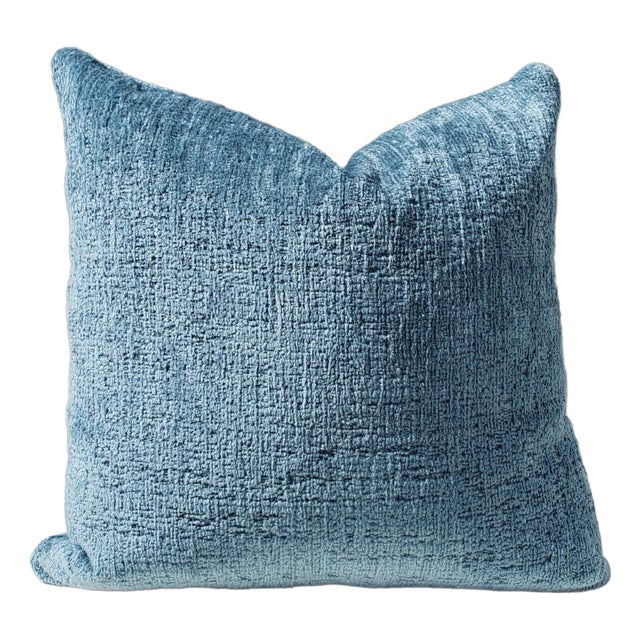 Osborne & Little Coniston Fabric - Duck Egg Fabric Pillow Cover For Sale