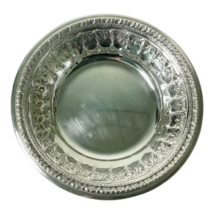 Mid 20th Century Baroque Hollywood Regency Reed & Barton Silverplate Wine Coaster