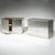 Silver Pair of Hollywood Regency Sideboards, Italy, 1970s For Sale - Image 8 of 10