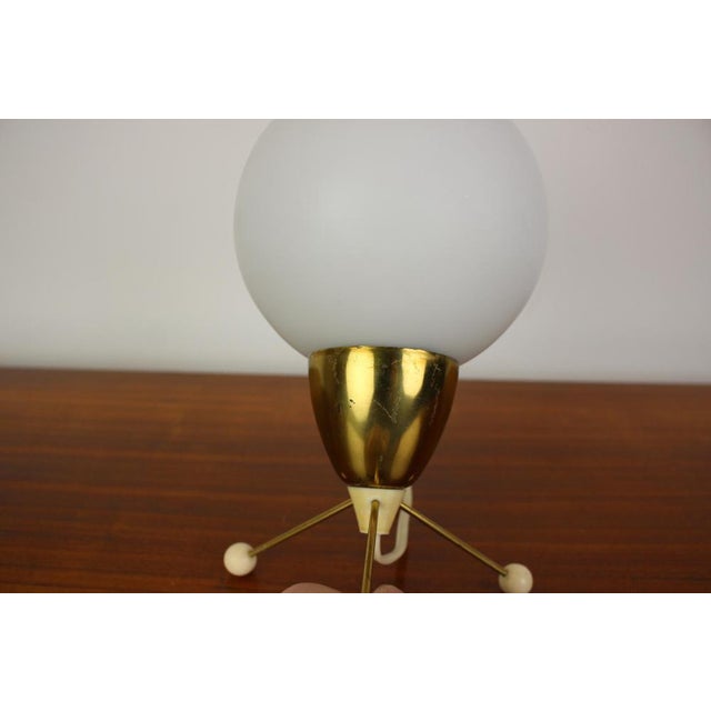 Mid-Century Table Lamp, Czechoslovakia, 1960s For Sale - Image 9 of 12