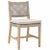 Transitional Costa Taupe White Rope Mahogany Dining Chair Set of 2 by Essentials for Living For Sale - Image 3 of 8