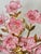 Vintage Murano Glass Floral Chandelier – Rare Deep Pink Flowers, Flush Mount For Sale - Image 12 of 18