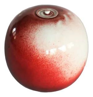 Red Porcelain Box by Xavier Duroselle, 1990s