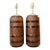 Vintage Geometric Pattern Ceramic Lamps For Sale