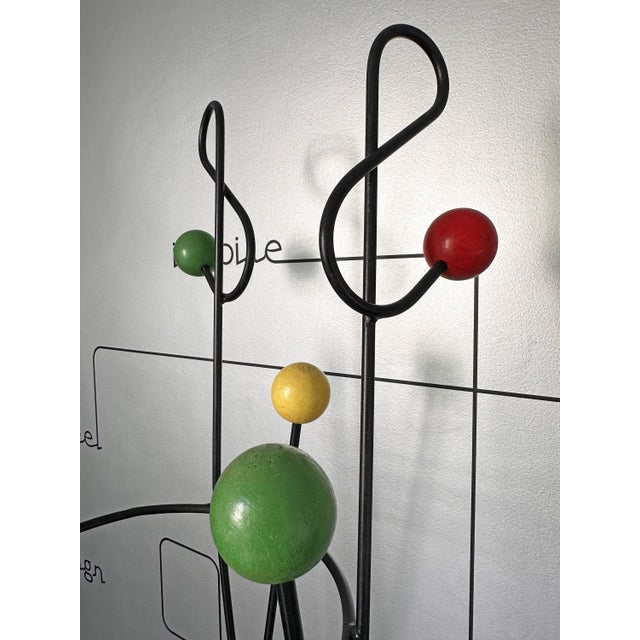 Clé de Sol Coat Rack by Roger Feraud, France, 1950s For Sale - Image 15 of 16