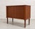 Wood Danish Mid Century Modern Tambour Door Jr. Credenza / Vinyl Record Storage Cabinet, Circa 1960's For Sale - Image 7 of 13