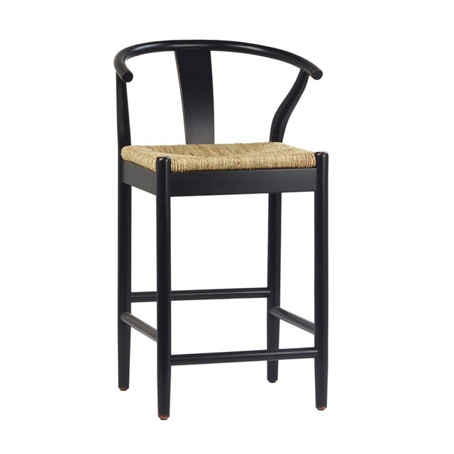 Hudson Counter Stool Antiqued Black Chairish