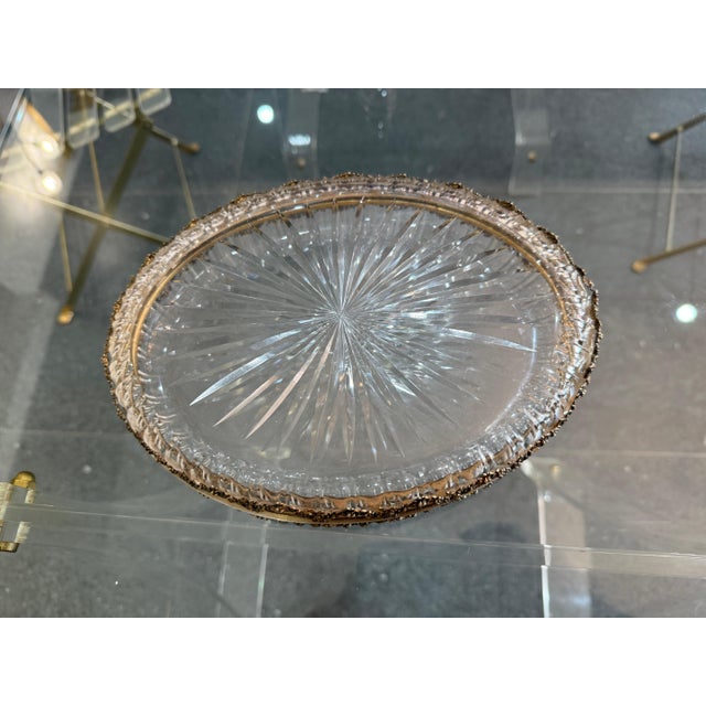 Late 19th Century Cut Crystal Dishes with 800 Sterling Silver Mounts, Germany, Set of 2 For Sale - Image 3 of 14
