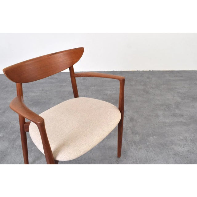 Mid-Century Teak Armchair by Harry Østergaard for Randers Møbelfabrik, 1960s For Sale - Image 12 of 14