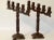 Wood English 5 Light Candelabras, a Pair For Sale - Image 7 of 10