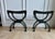 This sophisticated pair of Restoration Hardware stools is a standout example of the 19th C. French Iron collection, a...