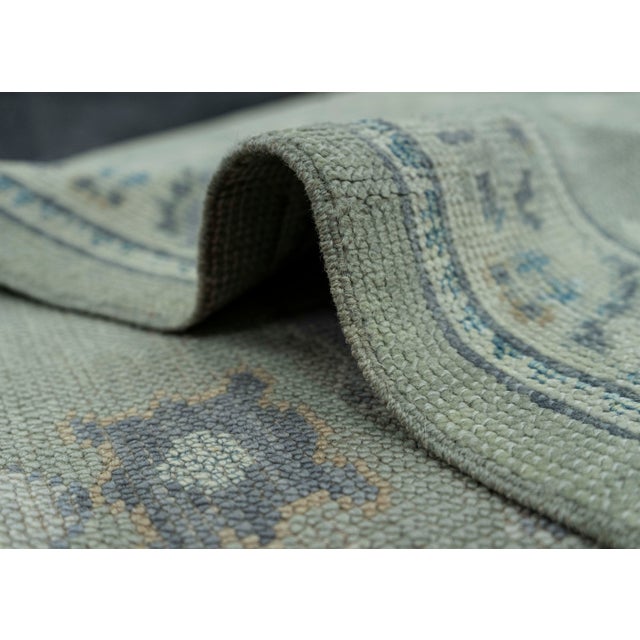 Textile Turkish Oushak Rug 2'10"x 5'6" #19191 For Sale - Image 7 of 8