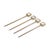 Modern Spiga 4-Piece Set Cocktail Picks , Gold For Sale - Image 3 of 3