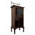 Antique Early 20th Century English Mahogany Cabinet Vitrine For Sale - Image 6 of 14