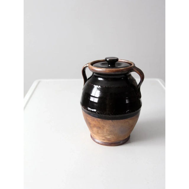 Vintage Studio Pottery Jar For Sale - Image 4 of 13