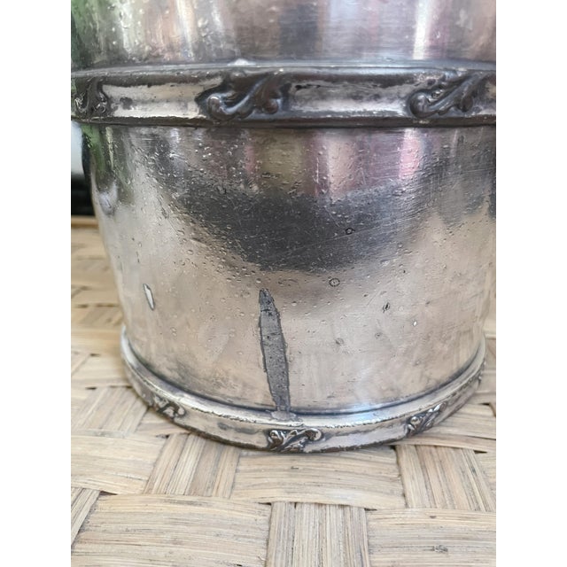 1920s Silver Plated Champagne Bucket From the Anthony Hotel in Ft Wayne In For Sale In New York - Image 6 of 11
