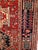Antique Persian Heriz Karajeh Runner, Hand-Knotted Wool, Geometric Medallion Pattern, Red & Navy, 4x14 For Sale - Image 14 of 18