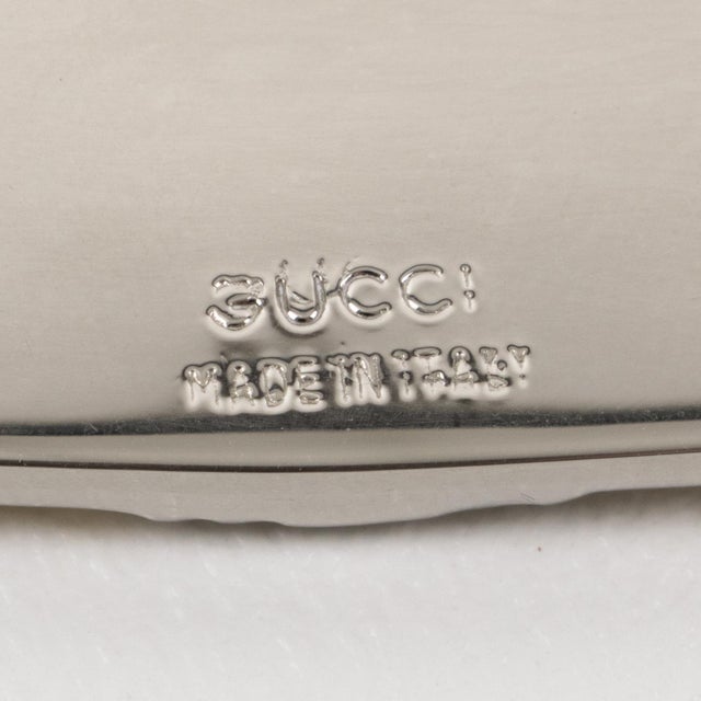 Silver Gucci Barware Silver Plate Barware Serving Tray, Italy circa 1980 For Sale - Image 8 of 9