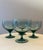 1950s Russel Wright Morgantown Glassware Set of 13 in “Seafoam” - Pinch Base Tumblers & Sherbets - 13-Piece For Sale - Image 6 of 10
