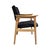 Professionally restored vintage Danish modern oak armchair designed by Erik Kirkegaard for Høng Stolefabrik, Denmark,...