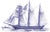 Seven Nautical White Distressed Ceramic Mugs For Sale In Boston - Image 6 of 9
