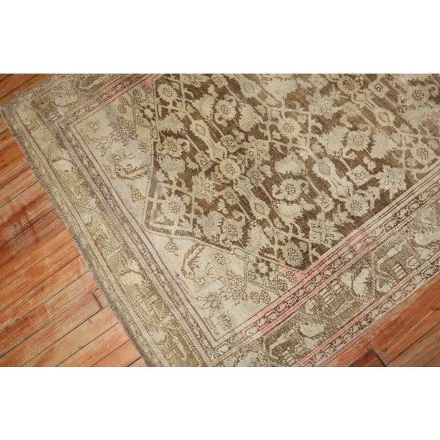 Persian Zabihi Collection Antique Persian Bidjar Rug - 4'1" x 6'5" For Sale - Image 3 of 9