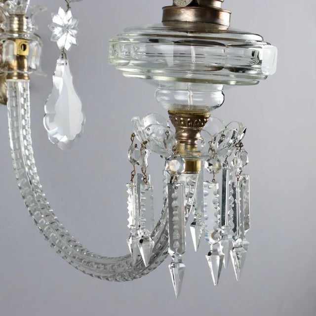 Antique Wall Lamps in Glass, Italy, Set of 2 For Sale - Image 6 of 13