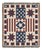 Americana Star Woven Throw Blanket – Vintage Quilt-Inspired, 60 × 50 For Sale