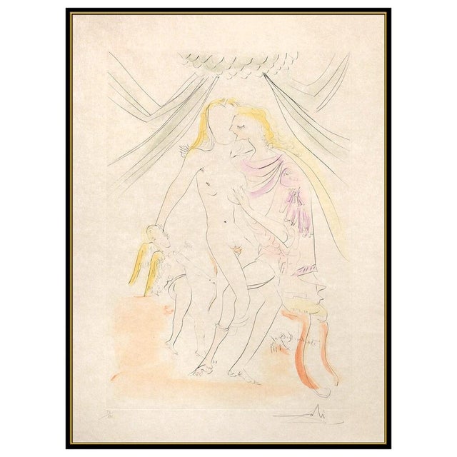 Message us to inquire about custom framing options! (Included for free with every purchase) The artwork here, "Venus, Mars...