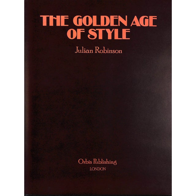 Art Deco "The Golden Age of Style: Art Deco Fashion Illustration" Book 1976 Robinson, Julian For Sale - Image 3 of 11