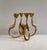 An impressive table candleholder in floral design, created by the renown German metal artist Michael Harjes during the...
