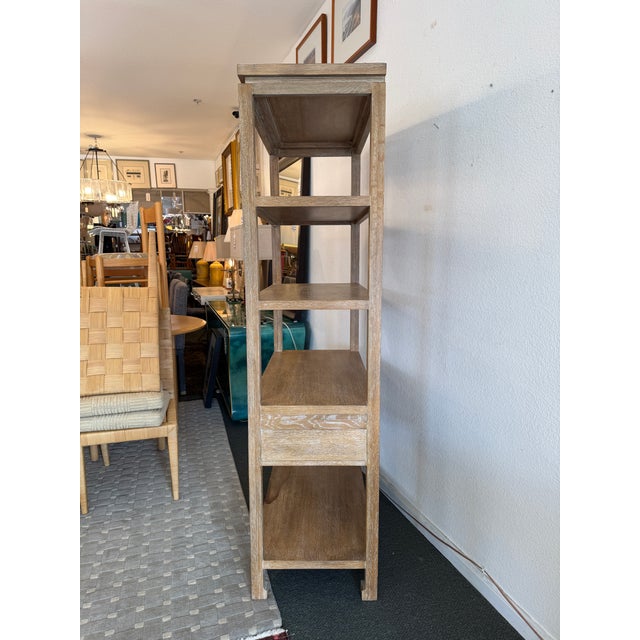 Serena & Lily Reese Bookcase + Pullout Shelf For Sale - Image 9 of 12