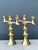 Vintage Brutalist Bronze Candlesticks - A Pair For Sale - Image 10 of 10