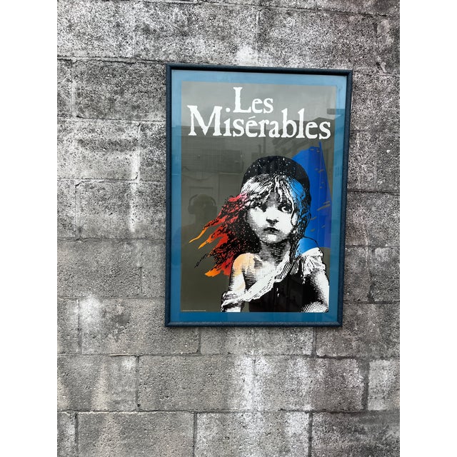 1980s Vintage 1986 "Les Misérables" Musical in London Original Framed Promotional Poster. For Sale - Image 5 of 17