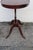 1940s Mahogany Oval Harp Design Claw Feet Side End Table For Sale - Image 10 of 14