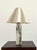 Gray Vintage Marble Table Lamp with Linen Shade, 1970s For Sale - Image 8 of 16