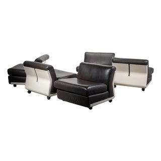 Amanta Modular Sofa by Mario Bellini for B&B Italia, 1978, Set of 5 For Sale